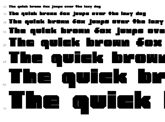 Slam font waterfall